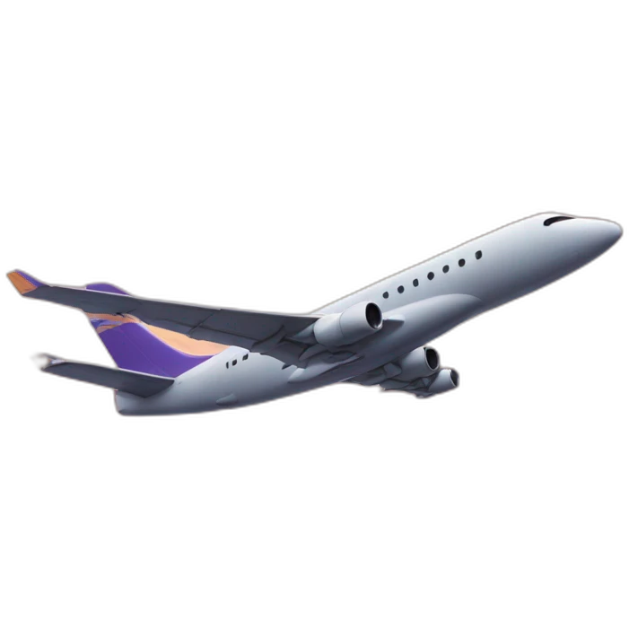 Jetplane-sunrise emoji