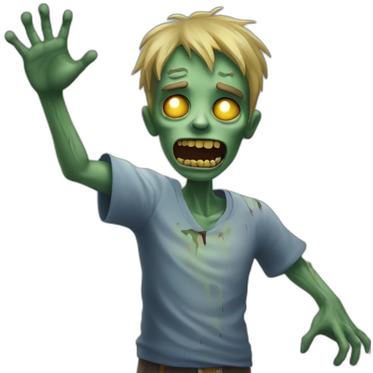 zombie raised arms emoji