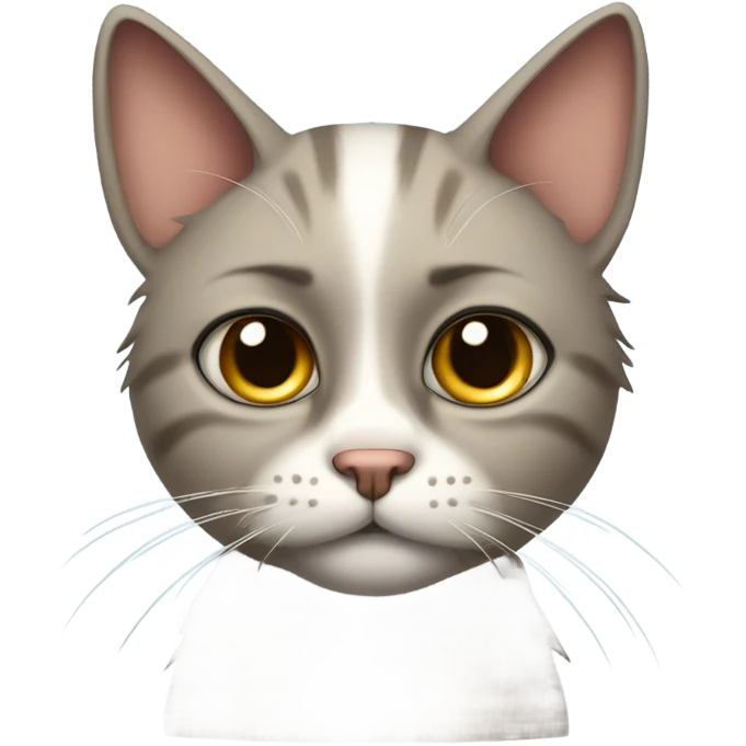 Sad cat emoji