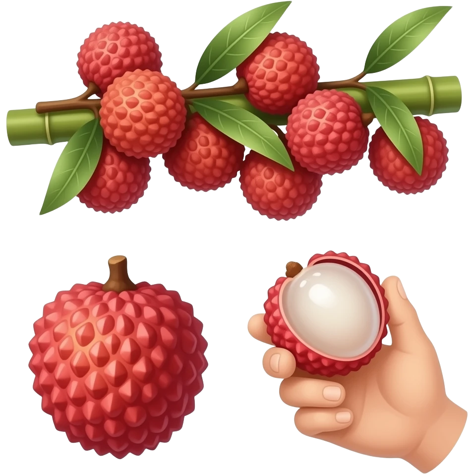 Litchi  more options emoji