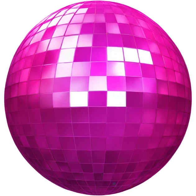 Pink disco ball  emoji