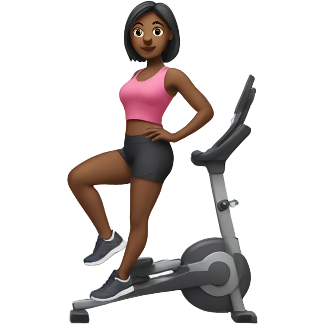 lady working out emoji