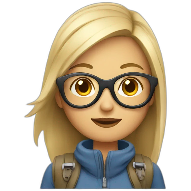 Travel girl emoji