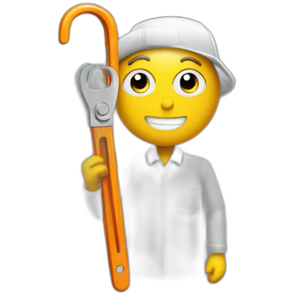 paper clip dressed as a painter emoji
