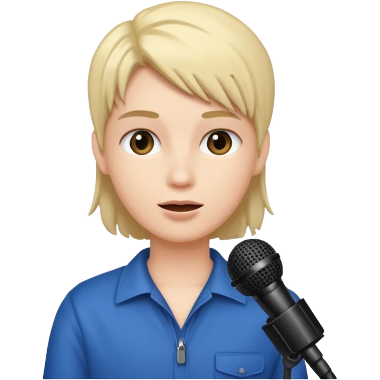 Créer un avatar qui est face à un caméra avec des micros emoji