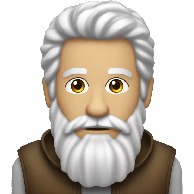 aventurier barbu qui s'enfuit emoji
