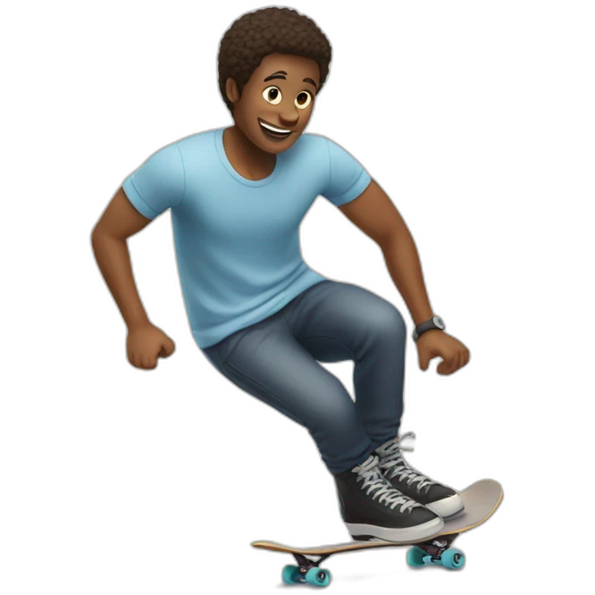 chat qui skate emoji