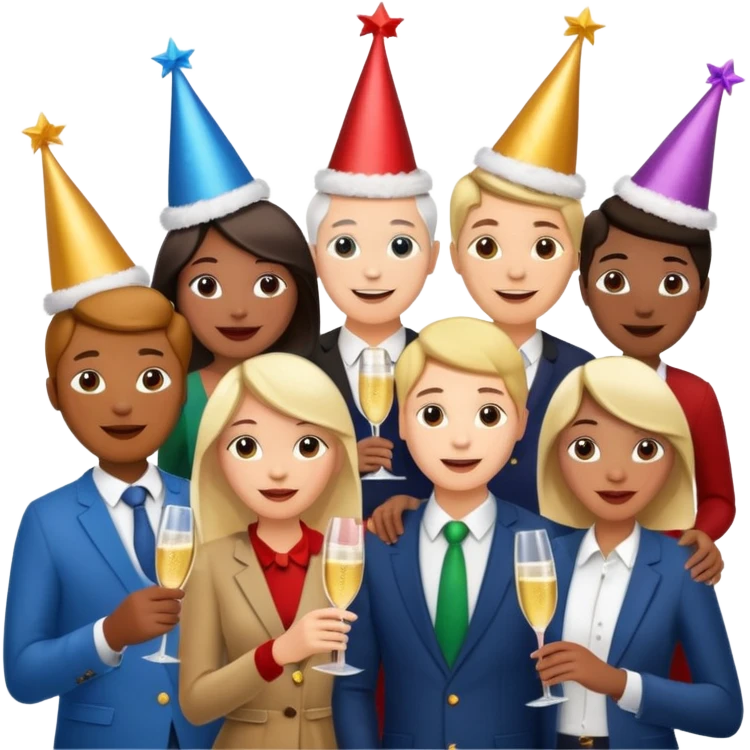 christmas work party decoration joy emoji
