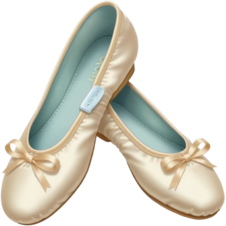 Full Ivory ballet shoes emoji