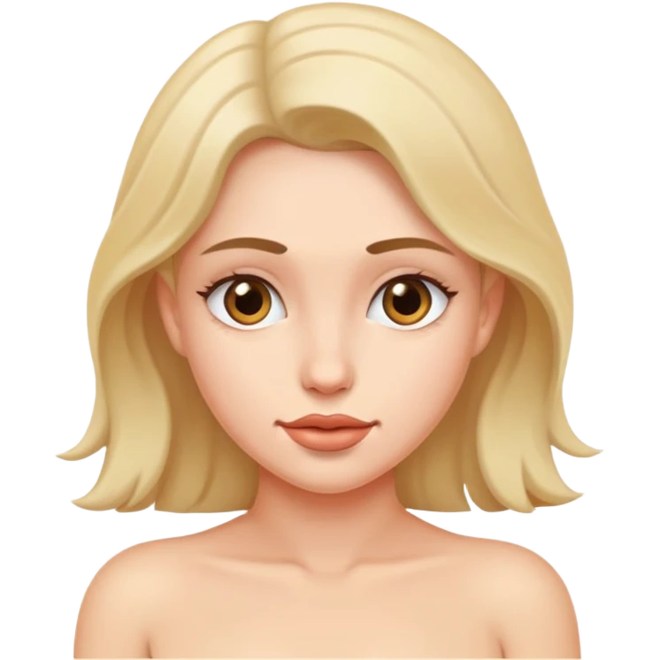 Голая девушка emoji
