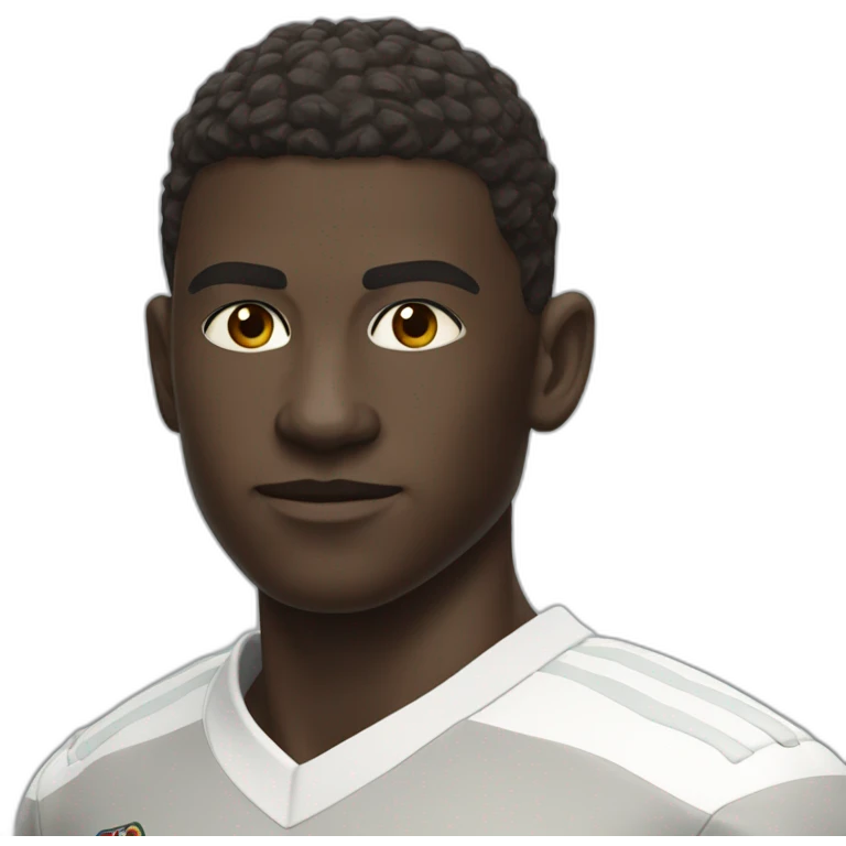 vinicius realistic football player emoji