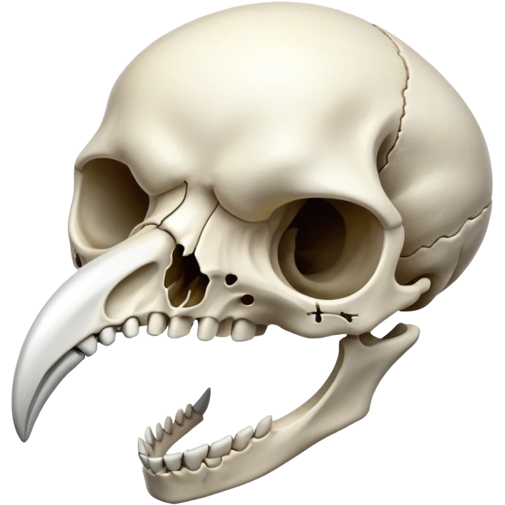 Bird skull emoji