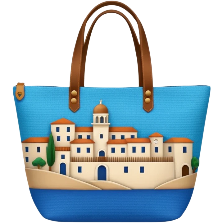 Mediterranean tote bag emoji