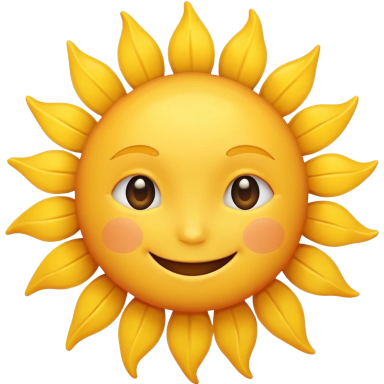 Cute Sun shine  emoji