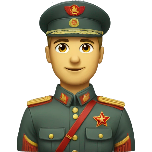the USSR Soldier emoji