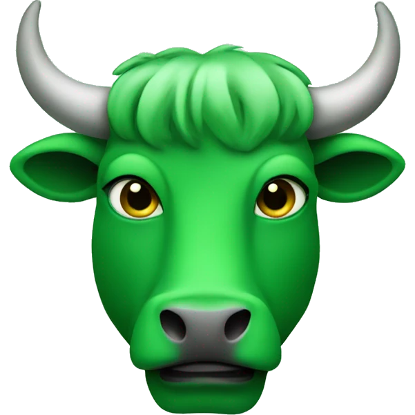 Green Taurus symbol  emoji