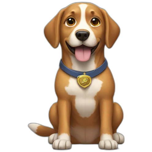 hero dog emoji