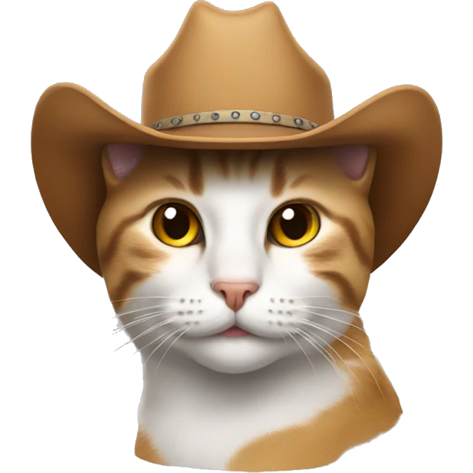 cat with cowboy hat emoji