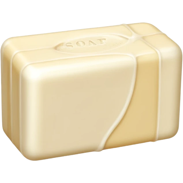 Bar of soap with bite marks. emoji