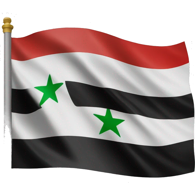 Free Syria flag emoji