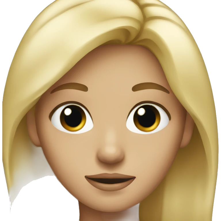 blonde girl  emoji