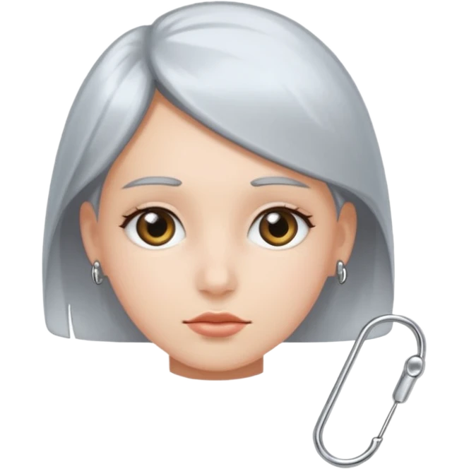 girls safety pin emoji