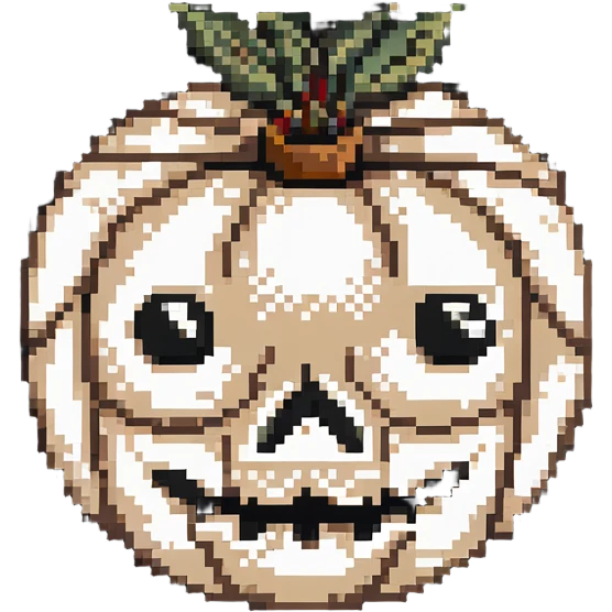 horror sackface with intricate stitching patterns and detailed burlap texture emoji