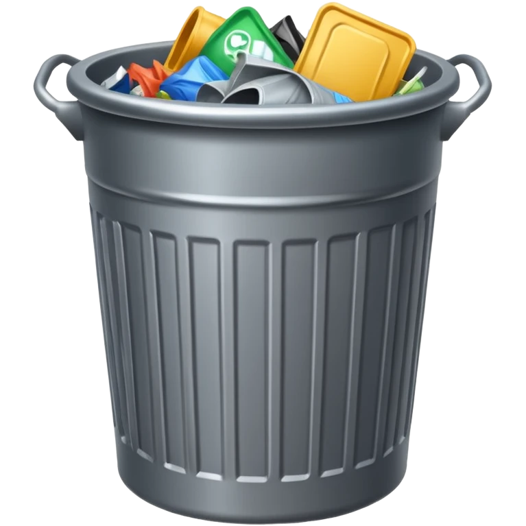 Trash can emoji