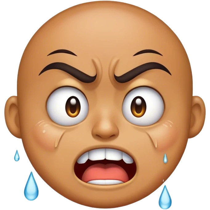 combine the angry emoji with the silly emoji and the laughing crying emoji emoji