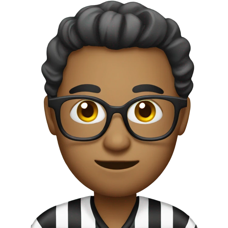 Blind referee with cane emoji