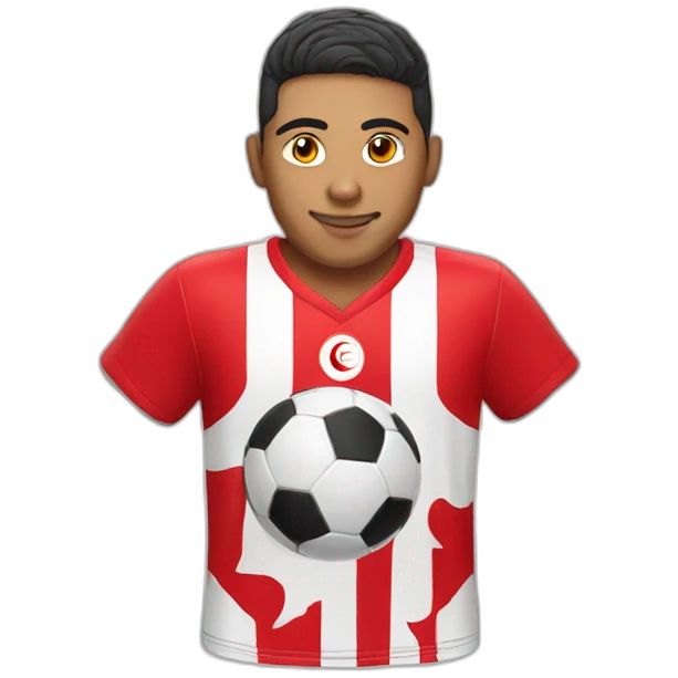 Tunisia football kit emoji