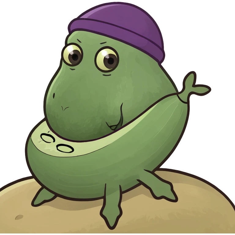 Squid riding an eggplant  emoji