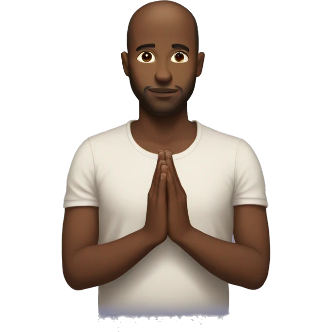 prayer hands without sleeves emoji