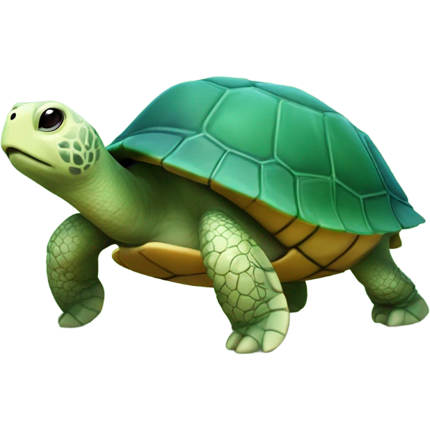 A turtle with a "WB" logo on its shell, symbolizing slow and steady growth. emoji