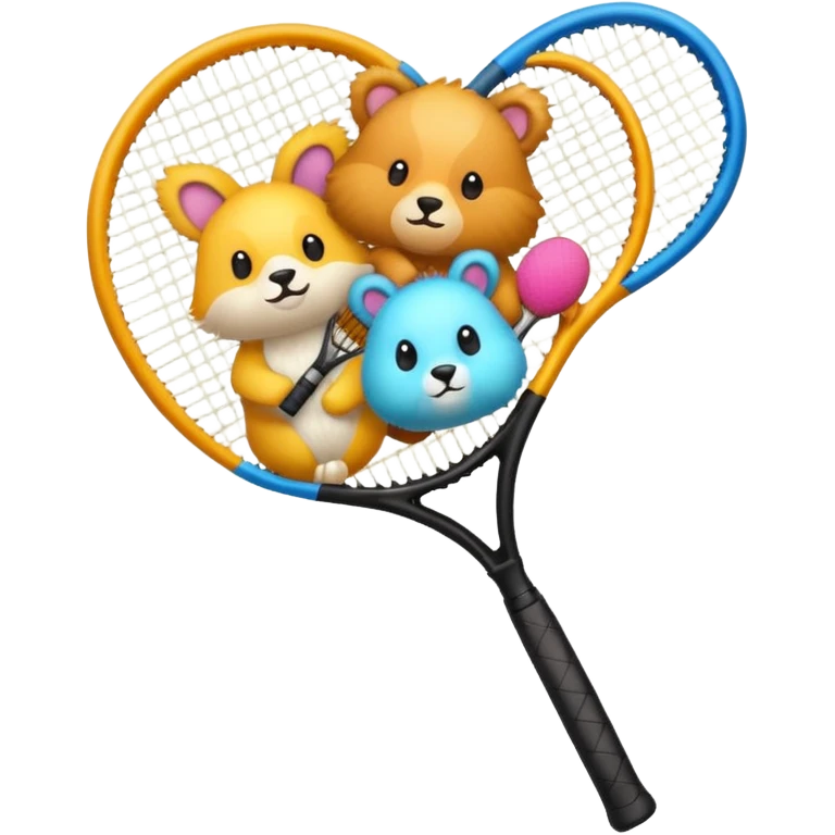 Tennis-Racket Animals emoji