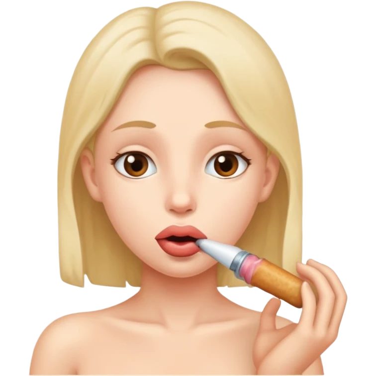 Голоя девушка сосот член  emoji
