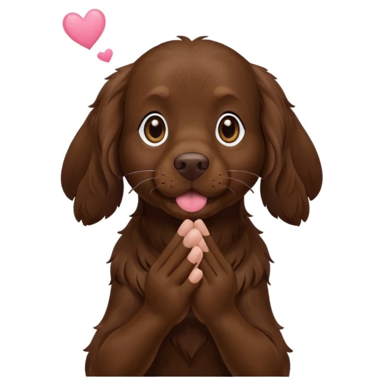 Boykin spaniel blowing kisses  emoji