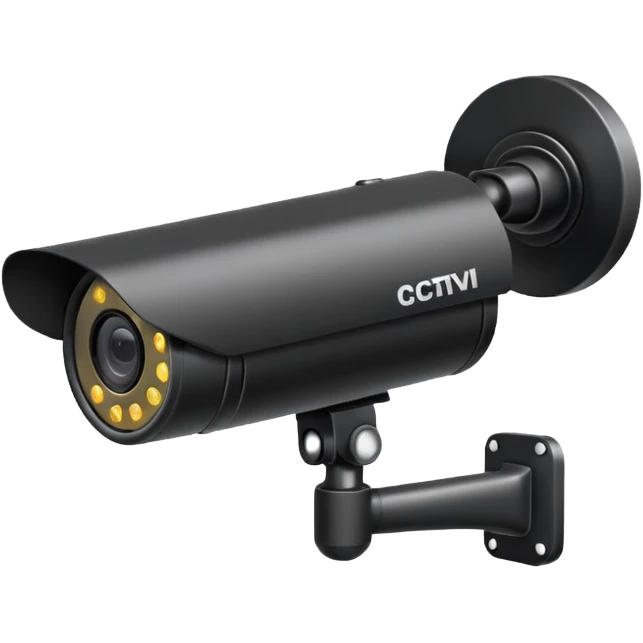 CCTV Camera looking up to the sky emoji