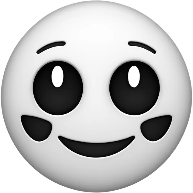 Hazme el emoji del mundo pero en blanco y negro emoji