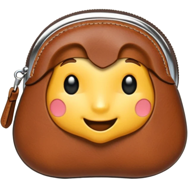 Coin purse – small  zipper or clasp. emoji