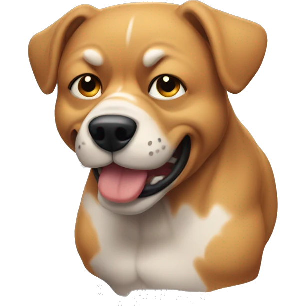 Muscle Dog emoji