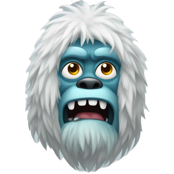 Sick yeti  emoji