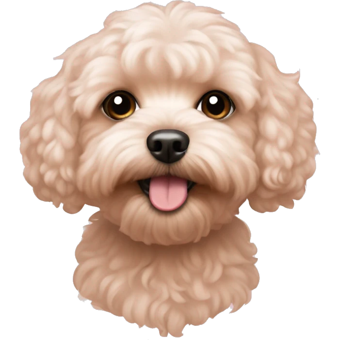 Light Pink maltipoo emoji