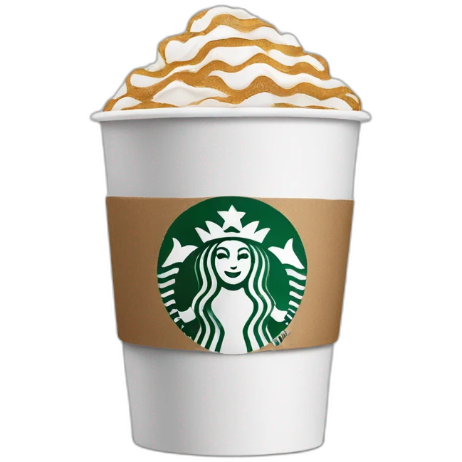 starbucks coffee cup emoji