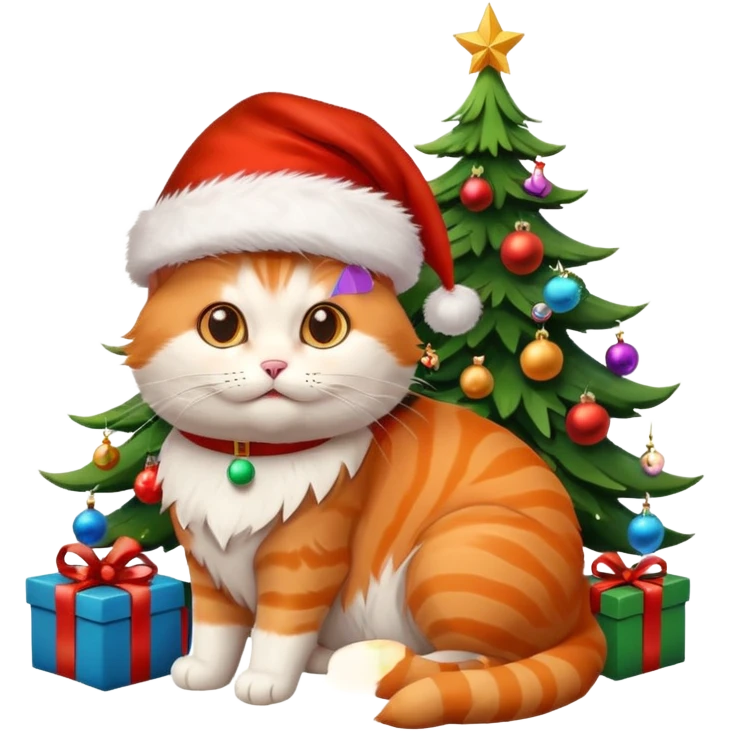 Cat Christmas Tree emoji