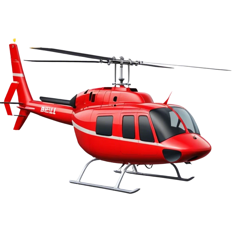 Bell 206 - Bell Helicopter (Model Year: 2021) (Iconic colour: Red) emoji