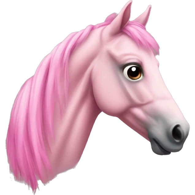 Pink horse emoji
