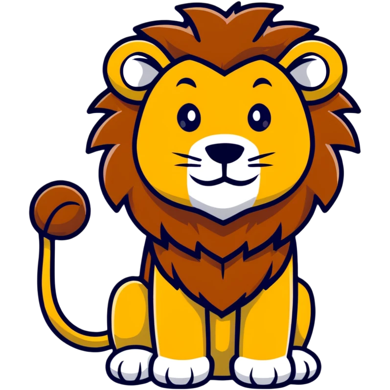 flirtatious lion looking sideways with suggestive expression emoji