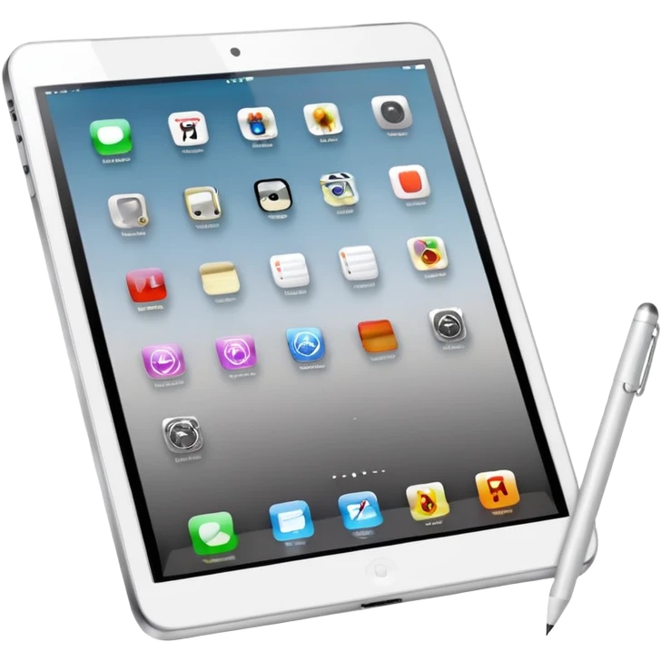 iPad mini with Apple Pencil  emoji