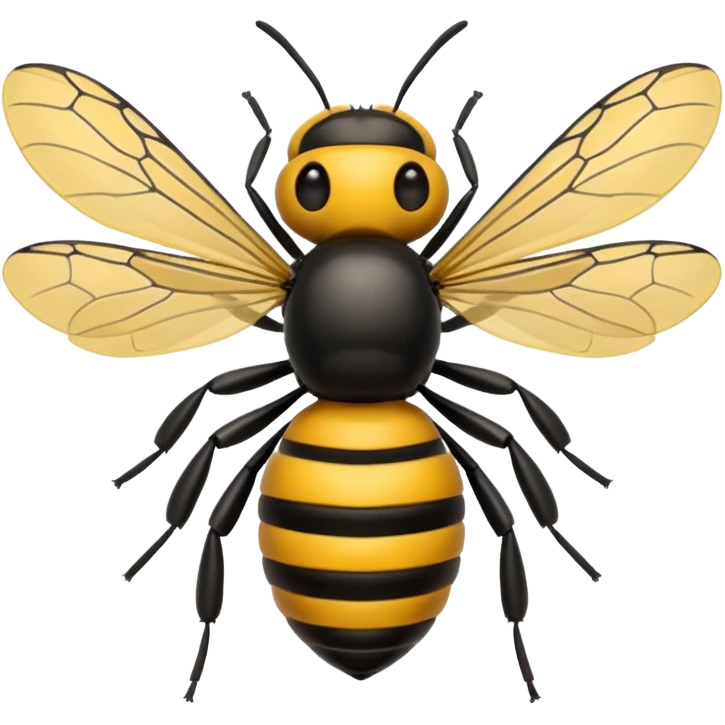 Abeja chismosa emoji